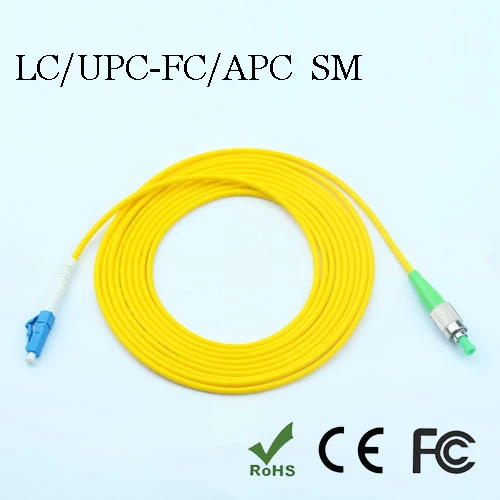 LC/UPC-FC/APC SIMPLEX 9/125 волоконный соединительный кабель одномодовый 3 м/5 м/10 м/15 м/20 м/30
