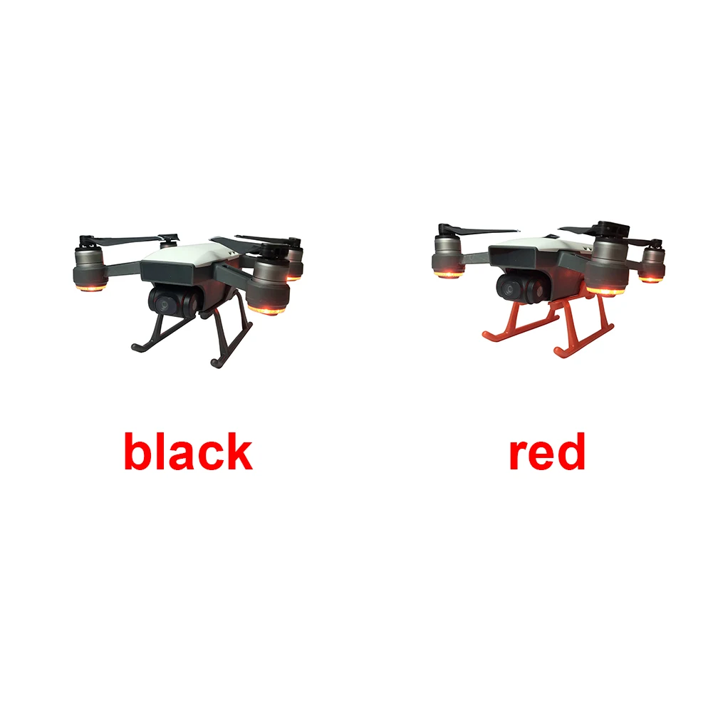 For Spark Mini RC Drone Camera Lens Cover + Protector Guard landing gear Propeller Accessories 4Pcs | Электроника
