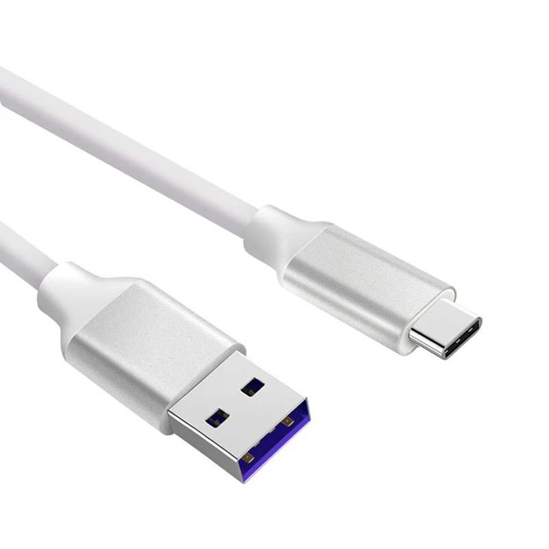 Горячая продажа 1 м 5A USB Type C QC 3 0 супер быстрый зарядный кабель для передачи данных