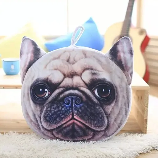 Горячая Распродажа 3D моделирование собака животное лицо плюшевая игрушка милая