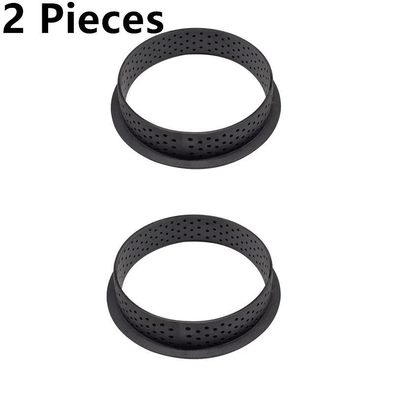 2 Pieces Tart Ring SHENHONG 9 отверстий прямоугольник Tart десерт торт форма для выпечки кольцо искусство мусс силиконовые 3D форма Moule Форма для пирога кондитерские изделия - Цвет: 2 Pieces Tart Ring