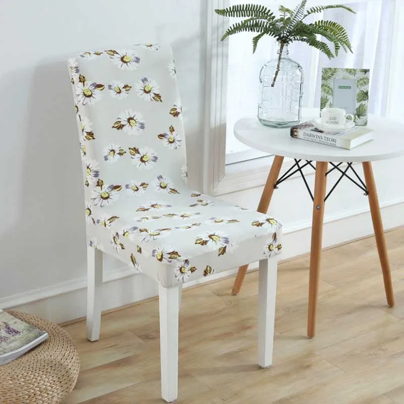 2 шт. эластичные чехлы на стулья с цветочным принтом | Дом и сад