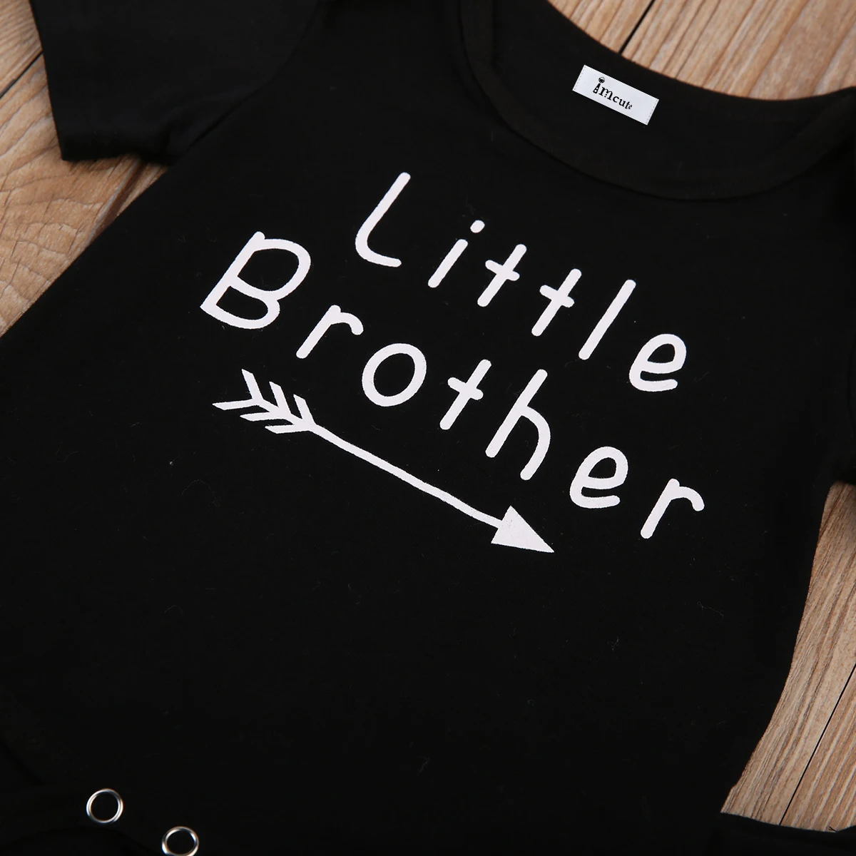 Одежда для малышей 3 шт. новорожденных мальчиков черные комбинезоны с коротким