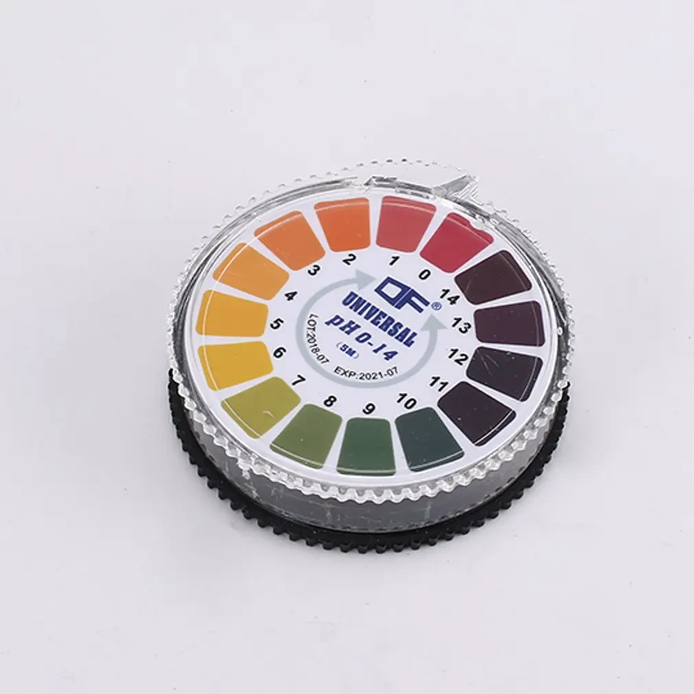 5 м 0-14 PH Тест-бумага индикатор щелочной кислоты рулон для воды мочи слюна почвы