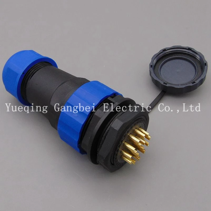 

SP28 waterproof connectors 2pin 3pin 4pin 5pin 6pin 7pin 9pin 10pin 12pin 14pin 16pin 19pin 22pin 24pin 26pin Connector 28mm