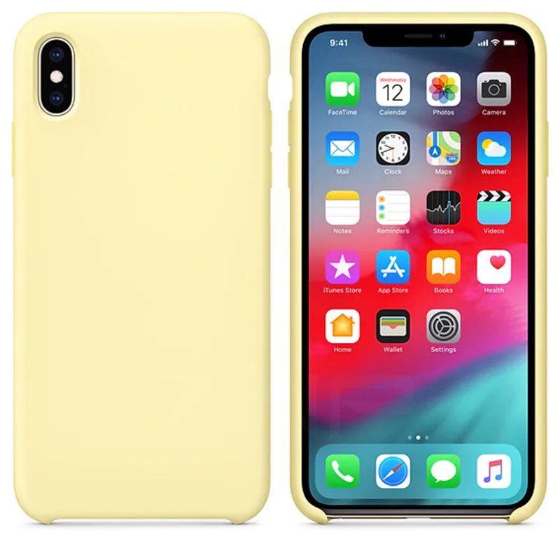 Yellow ZNP мягкий силиконовый чехол для телефона для iPhone 6 6s 7 8 Plus X XS чехол для Max XR чехол для Apple iPhone X XS Max XR оболочка Капа - Цвет: Yellow