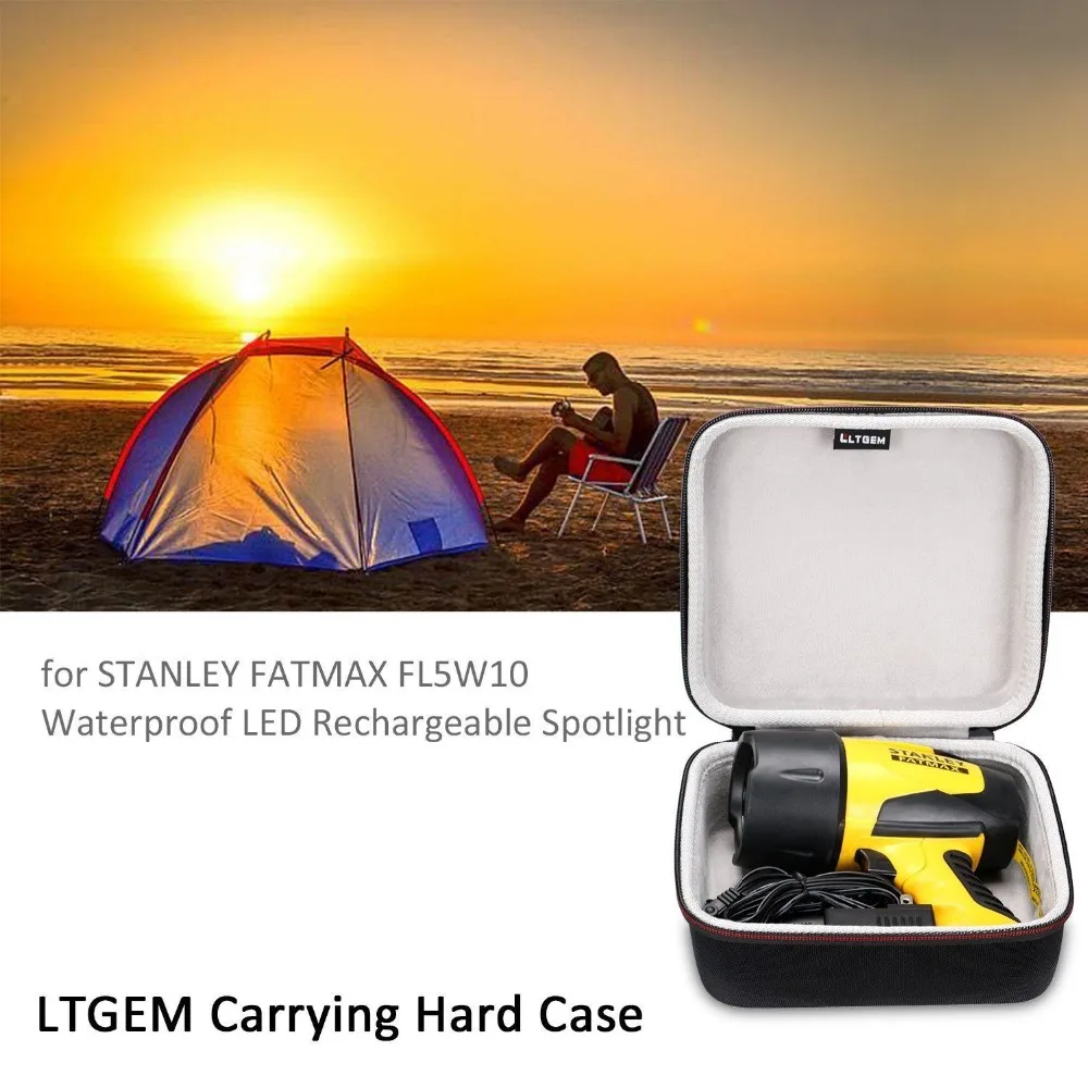 LTGEM жесткий хранения путешествия чехол для Стэнли FATMAX FL5W10 водостойкий светодиодный перезаряжаемый точечный светильник