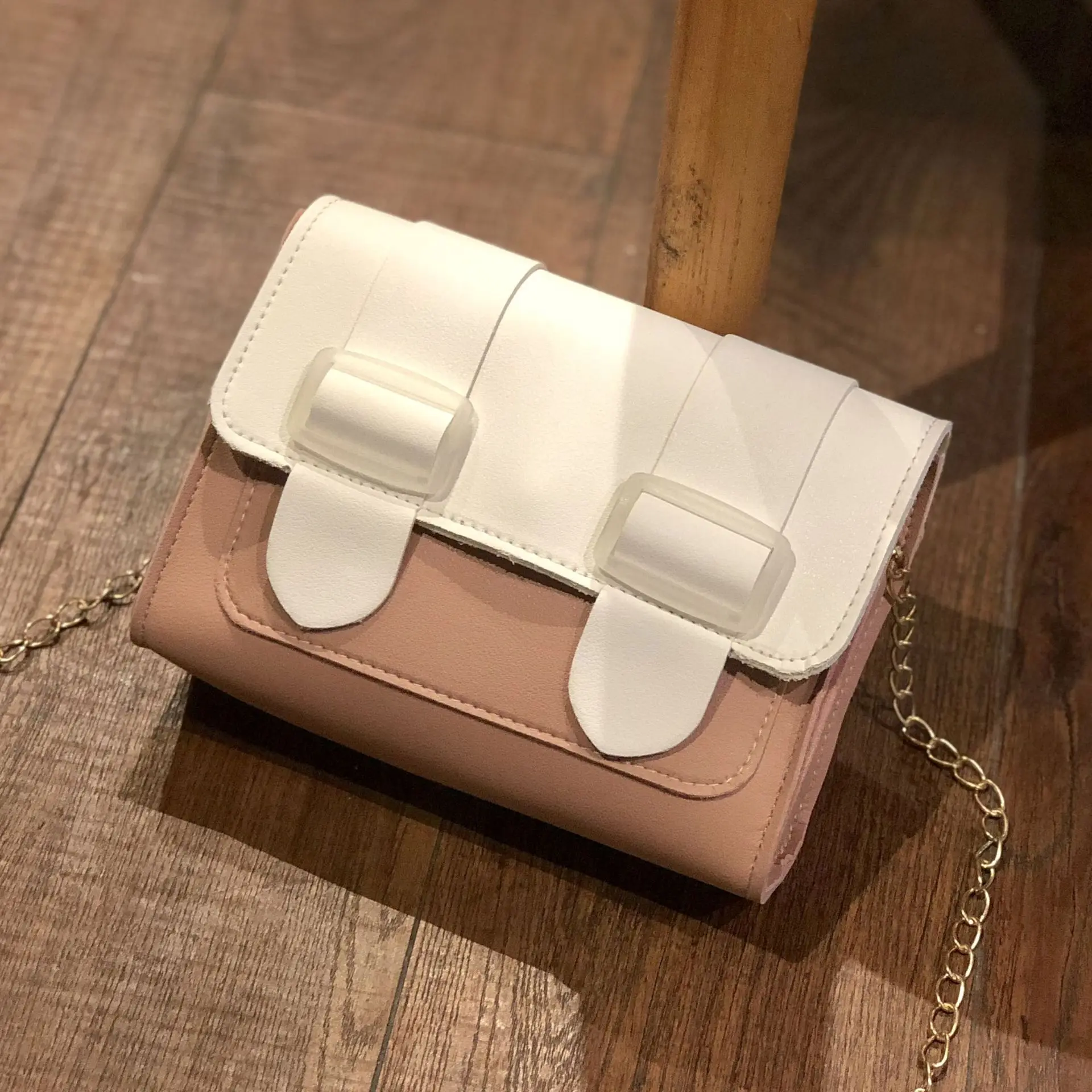 Корейская версия Новинка цепочка женская простая сумка один на плечо округлая