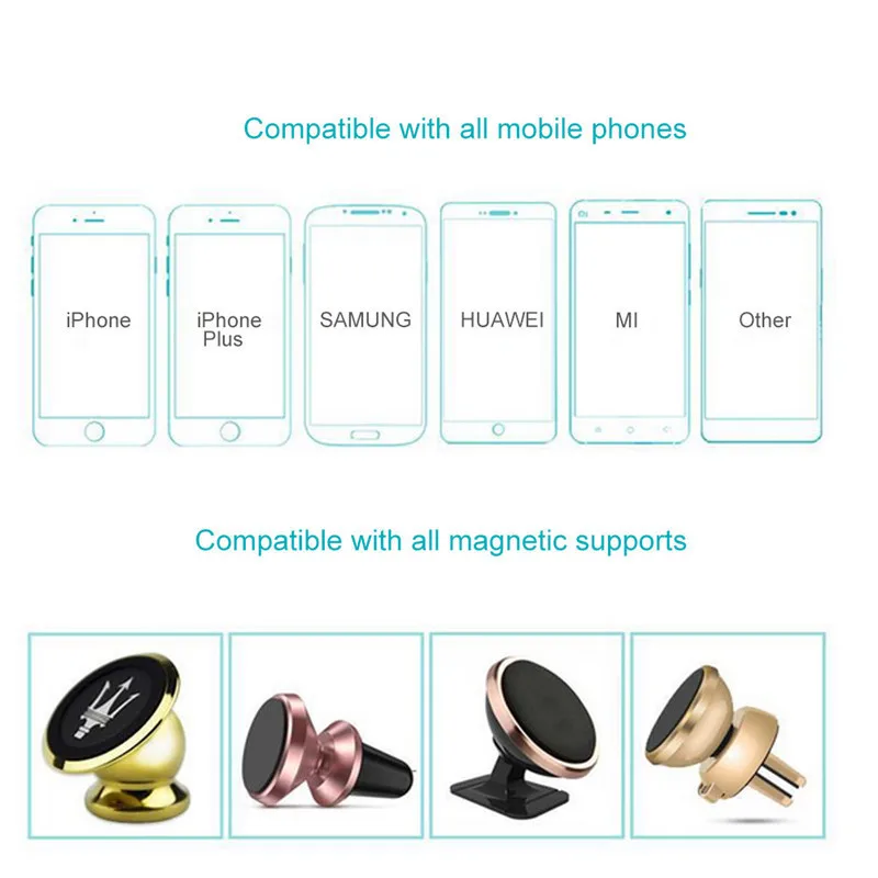 Магнитный Диск CD для автомобильного держателя телефона металлическая пластина