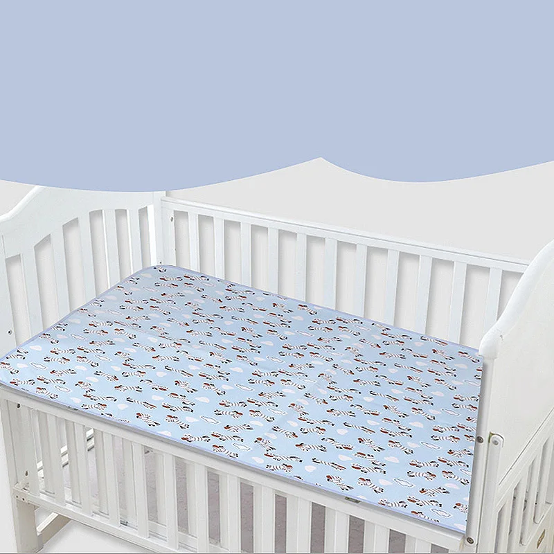 Натяжная простыня для детской кроватки из 100% хлопка мягкие рандомные Чехлы