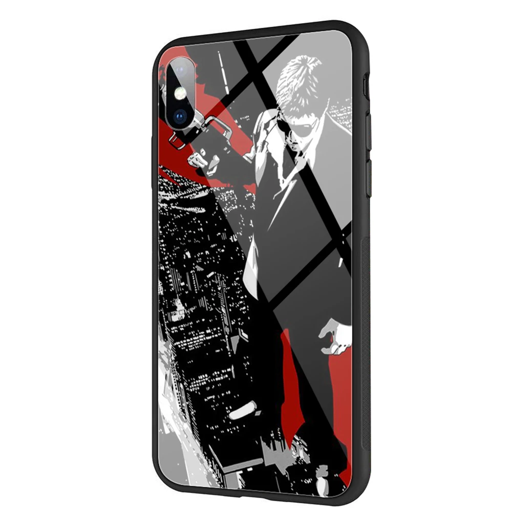 Чехол Lavaza scarface из закаленного стекла ТПУ для iPhone XS Max XR X 8 7 6 6S Plus 5 5S SE | Мобильные