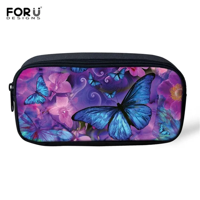 FORUDESIGNS/Детские Школьные Рюкзаки Мода 3 шт./компл. с рисунком «бабочки», сумки для девочек подростков прикольные книжные сумки - Цвет: MA186K