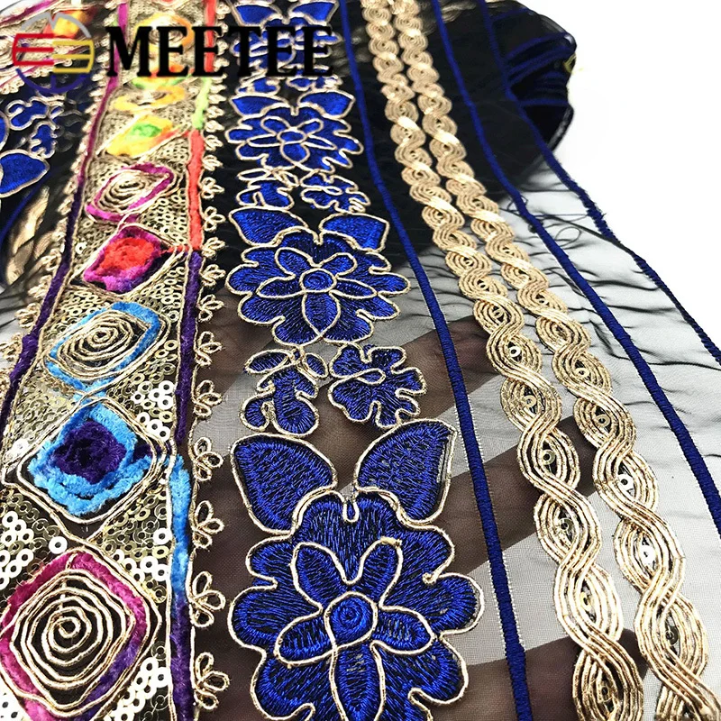 Декоративная тесемка для сценической одежды кружевная отделка 2 метра 17