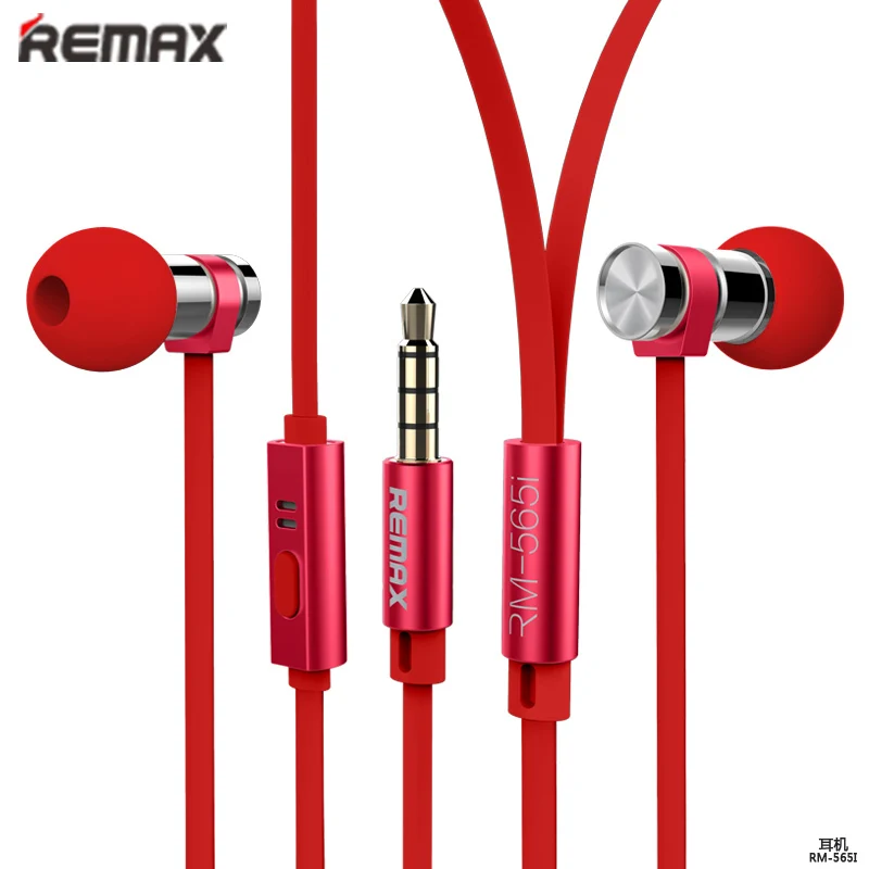 Remax Metal Clear Deep Bass Sound Earphone Headset for iPhone 4s 5 5s 6 6S Plus Android Phone Samsung Galaxy S6 S5 S4 Note HTC |