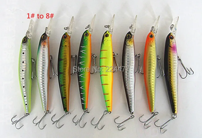 

9cm 12g Sinking Lure Fishing Lure Minnow Bait Hard Bait Fishing Tackle Lip 2cm