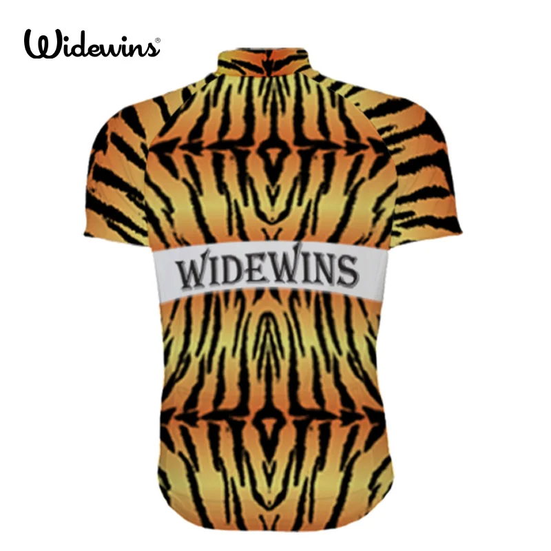 Высококачественная Спортивная футболка с полосками тигра коротким рукавом для