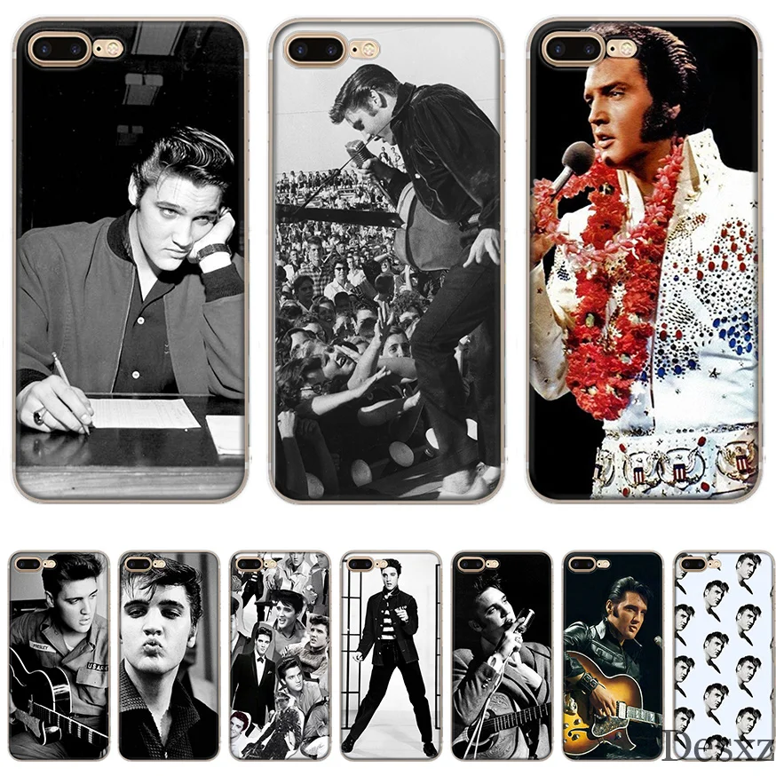 Чехол для Телефона iPhone 7 8 6 6s Plus X XR XS Max 5 5S SE чехол Elvis Presley Kiss|Чехлы-накладки| |
