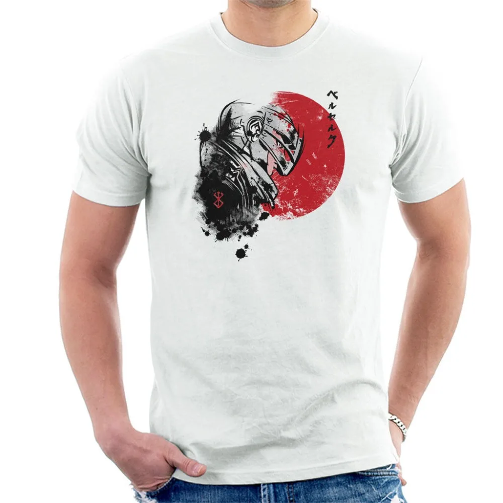 

2019 Fashion Hot Red Sun Guts Berserk Men's T-Shirt Tee shirt