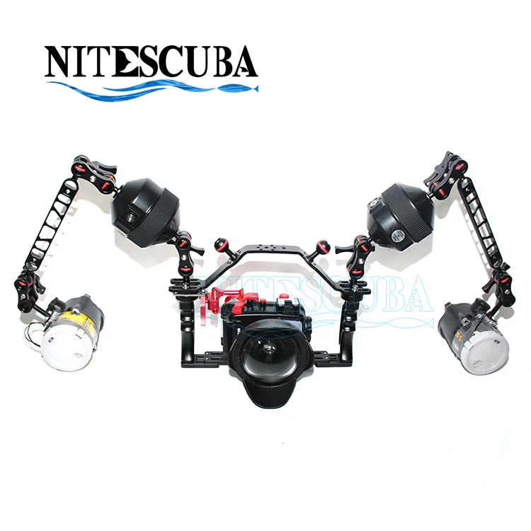 Nitescuba Дайвинг Sea& sea; YS Female; D2 проблесковым маячком и inon поплавок weefine wfl02 широкоугольный объектив для tg5 чехол для камеры для подводной съемки