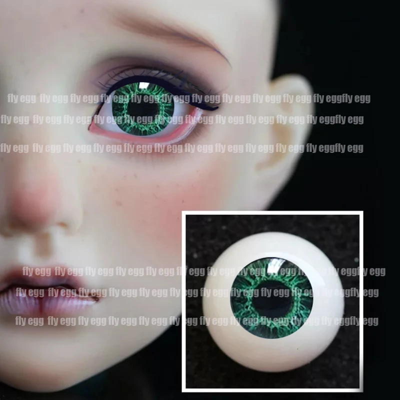 New Bjd doll eyes green black for BJD Dolls toys sd eyeball 1/3 1/4 1/6 8mm 14mm 16mm 18mm 20mm 22cm Acrylic EYEs dolls | Игрушки и