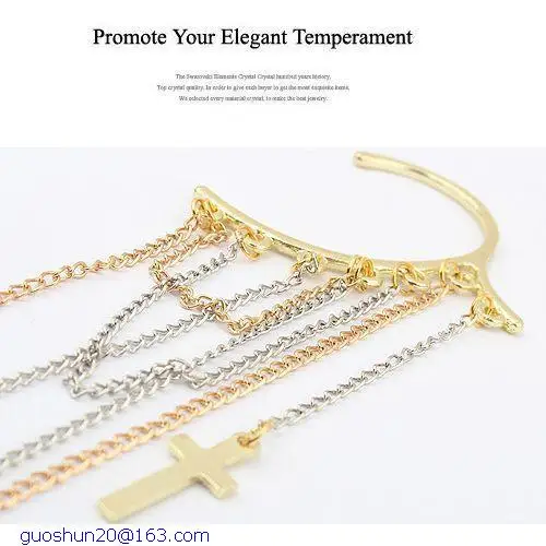Long Cross Tassel Ear Cuff LC0846 Cheap price Drop Shipping | Украшения и аксессуары