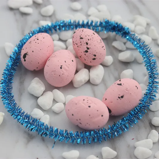 pink 48 шт новые DIY аксессуары ручной работы свадебные украшения для волос украшения головы милые птицы голубиные яйца, продается посылка - Цвет: pink