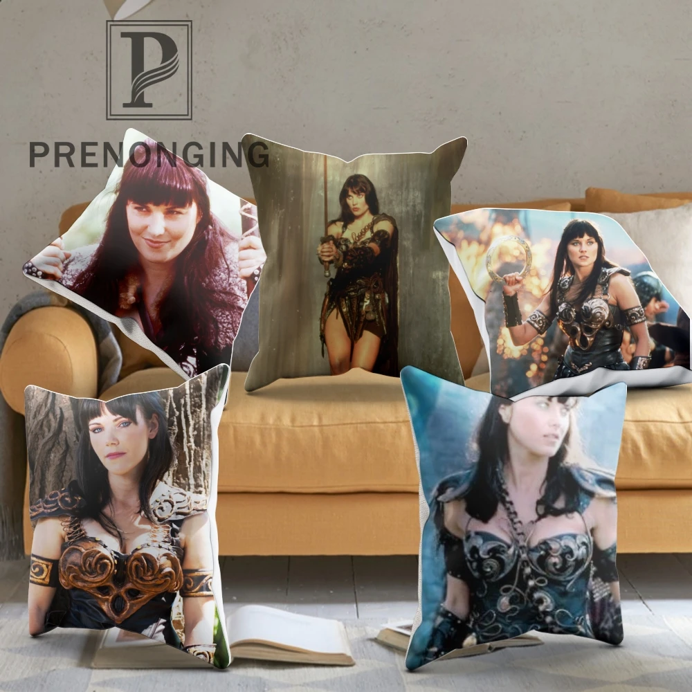 Наволочка на заказ Xena Warrior Princess квадратная Подушка на молнии Обложка печать ваши фотографии(с одной стороны) 180117#50
