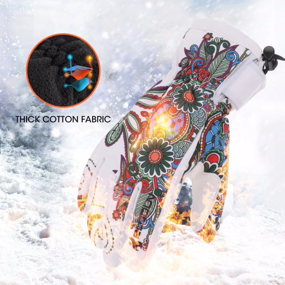 Winter Skiing Gloves bicycle ski bike Cycling Glove Full Finger Outdoor Snowboard Snowmobile Motorcycle gloves Woman | Спорт и