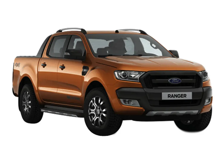Рейлинги Rack Перевозчик бары бокового рельса для Ford RangerT6 T7 2012 2013 двойной кабиной серебристого цвета