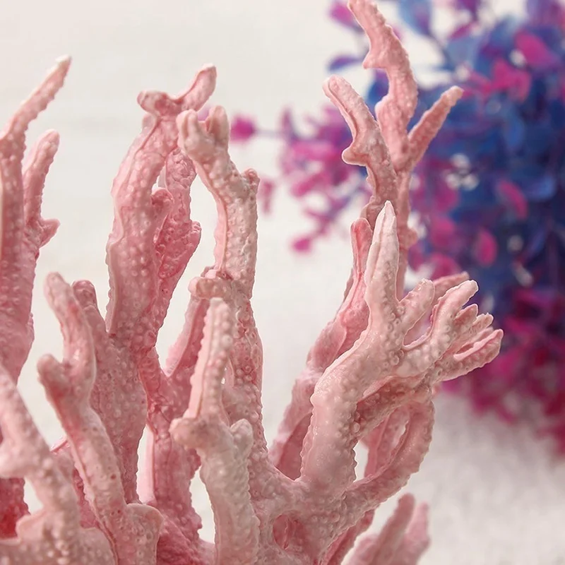 Coralline искусственные украшения для аквариума искусственные пластмассовые растения украшения из кораллов аквариумный пейзаж аквариум