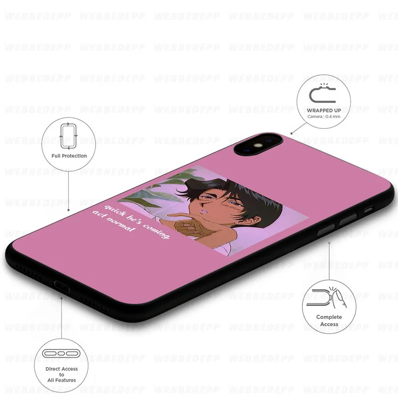 WEBBEDEPP Pink Aesthetics Rose Soft Case for Samsung Galaxy S10 S10e S9 S8 Plus S7 S6 Edge &amp J6 2018 Note 10 9 8 |