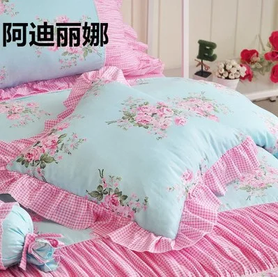 Принцесса девушка 2 шт./лот Прекрасный трепал проверьте подол цветочный