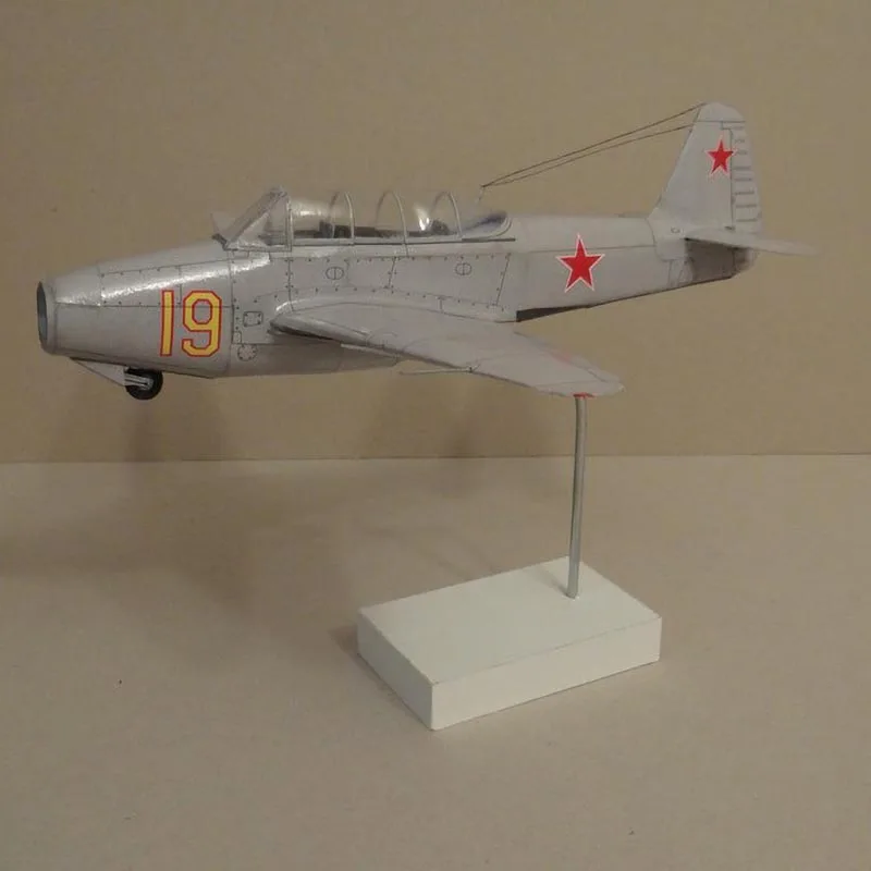 1:33 самодельная Бумажная модель советской струи обучения-истребитель самолет