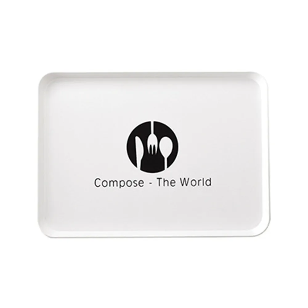 Шикарный пластиковый поднос для завтрака хлеба из полипропилена десертная