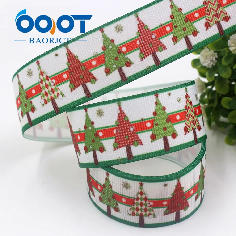 Рождественская серия OOOT BAORJCT ленты из мультфильма грогрен 25 мм 10 ярдов аксессуары
