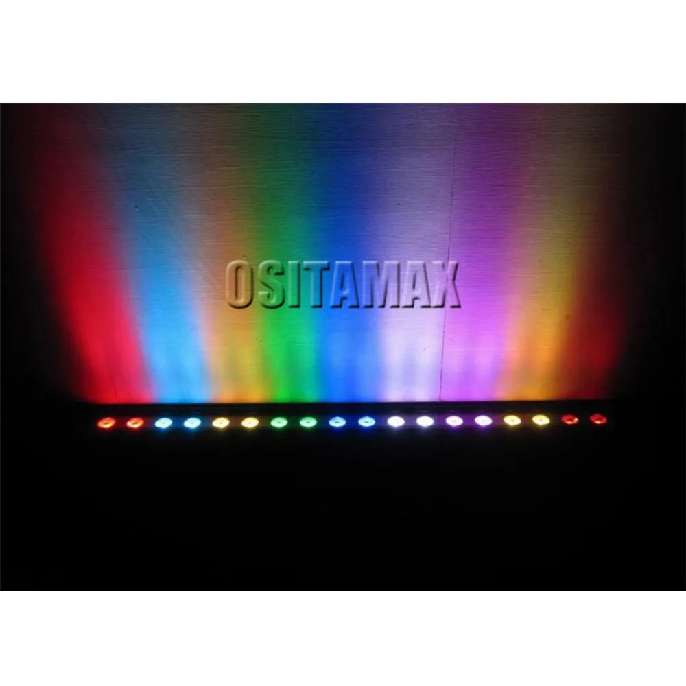 Светодиодный прожектор 18x3 Вт Уличный настенный светильник 3 в 1 RGB