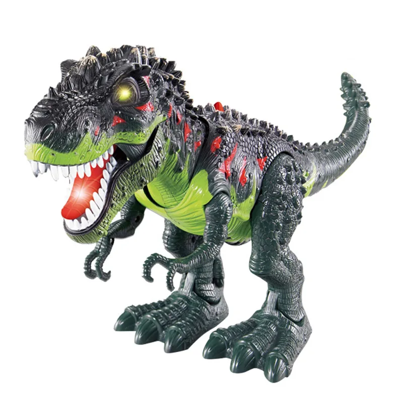 Электрический Динозавр мир Юрского периода говорящая игрушка T rex со вспышкой и