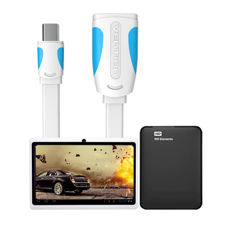 Кабель Vention Mini USB OTG 0 1 м 25 м|otg adapter mini usb|cable usb usbusb |