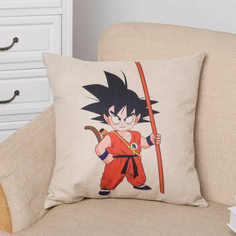 45*45 см Dragon Ball подушки детские крышка хлопок и лен офисные Чехлы для подушек