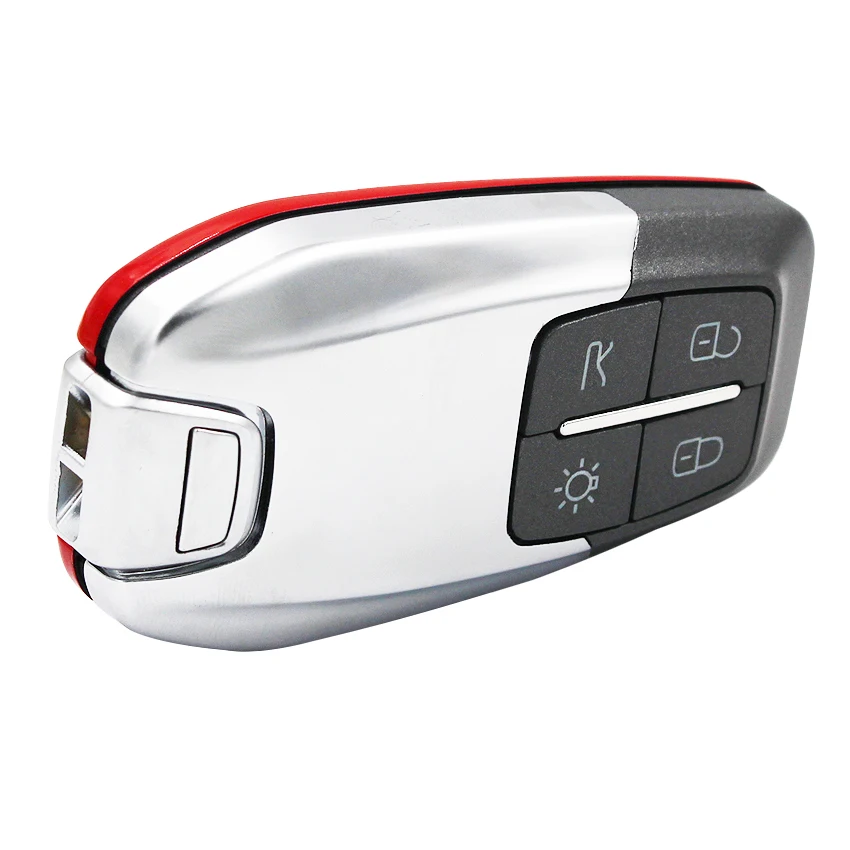 Роскошный чехол для дистанционного ключа с 4 кнопками умный ФОБ вставкой