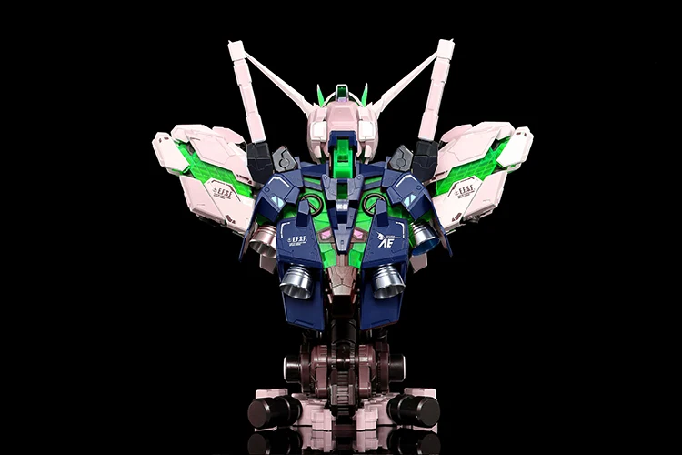 Comic Club INSTOCK YIHUI модель сборки Gundam Единорог зеленый Бюст Модель 1:35 содержит