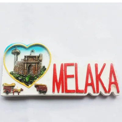 Новое поступление Malacca Малайзия магнит на холодильник туристический сувенир