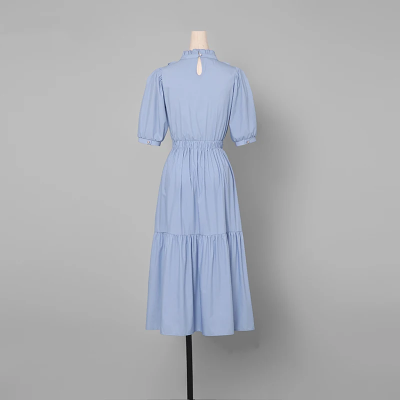 Повседневное модные женские туфли Платья Одежда С оборочками длина половина