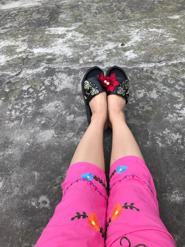 Lynette's chinoisery, летнее, дизайн, женское, высокое качество, винтажное, мексиканское, стильное, Вышитое, белое, Медовое, Хлопковое платье