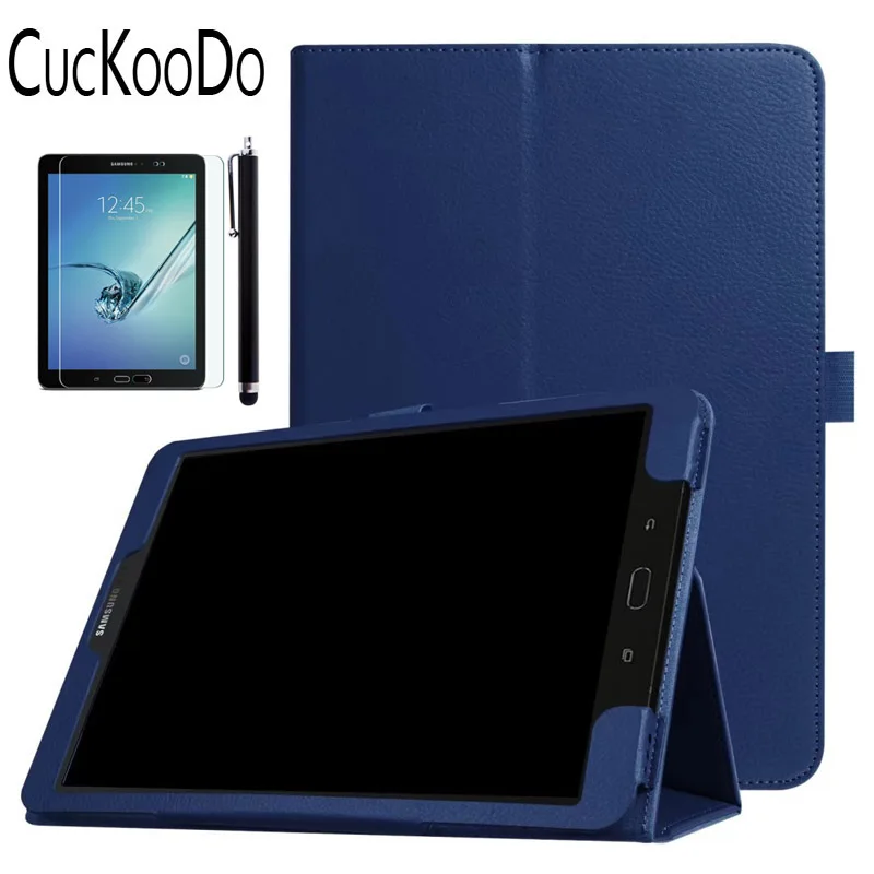 NavyBlue.3in1 CucKooDo для Galaxy Tab S3 9,7 '', тонкий складной чехол для samsung Galaxy Tab S3 9,7 дюймов SM-T820/T825 версия планшета - Цвет: NavyBlue.3in1