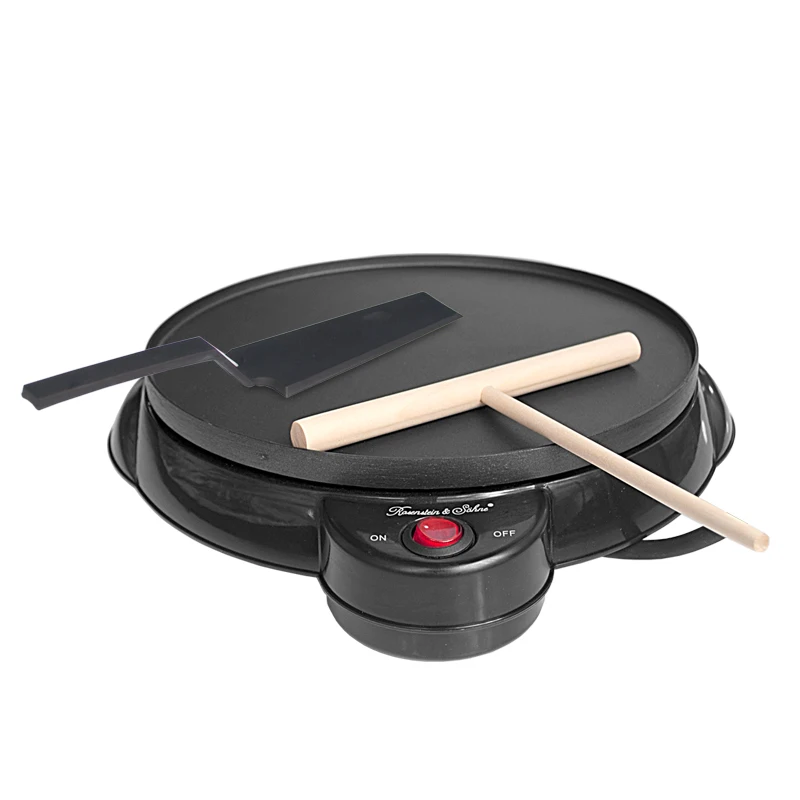 220V Non-stick Electric Crepe Maker Pizza Maker Pancake Maker Crepe Making Pan For Household Kitchen Tool Cooking Pan electric crepe maker 600w non stick pizza pancake machine griddle baking pan cake machine kitchen appliances