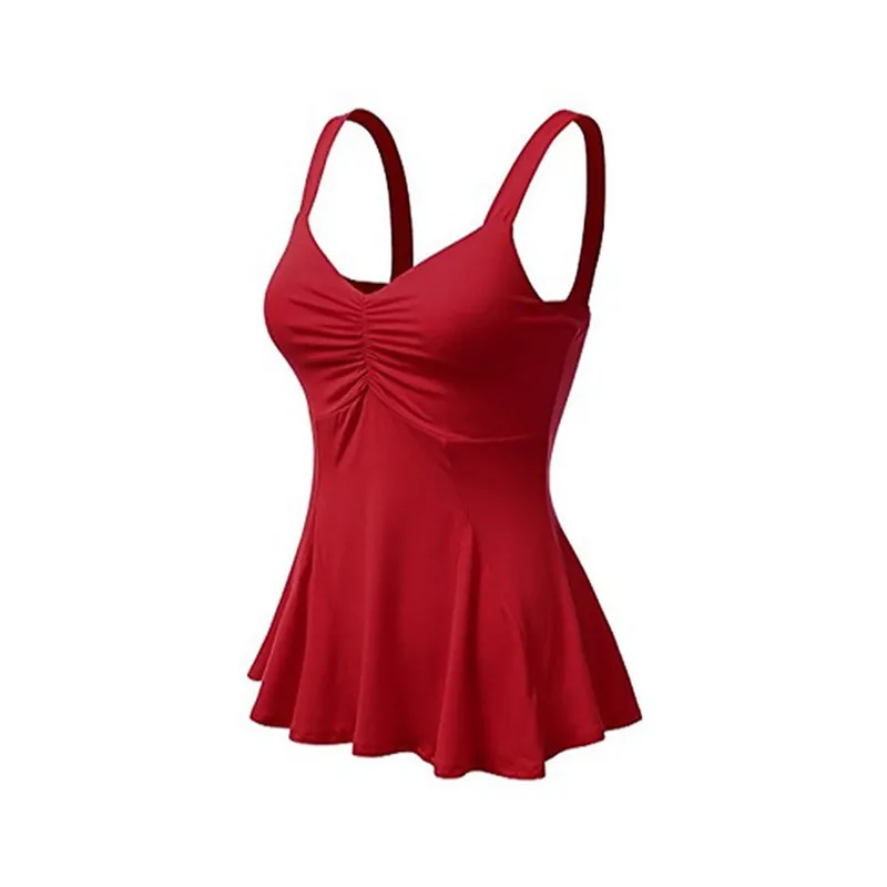 New Bikini Vest Slim Short V-neck European and American Camisole