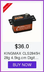 KINGMAX DCS16942CHV CNC алюминиевые цифровые металлические шестерни большой крутящий момент 186 г 50кг. См сервопривод для радиоуправляемой модели DIY Дрон