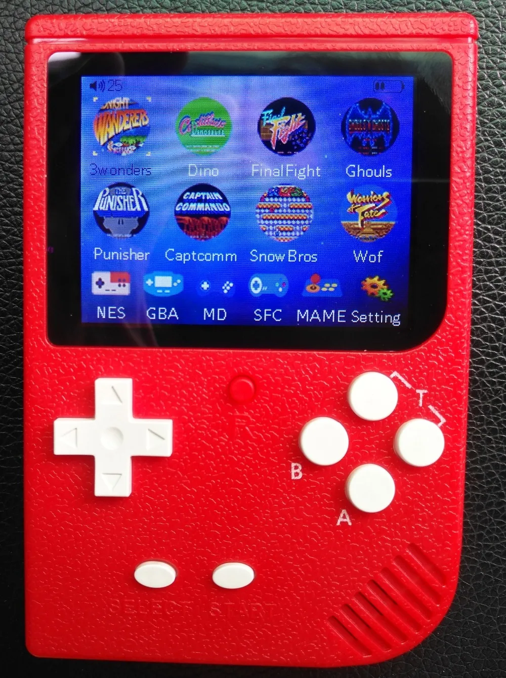 Ретро мини портативная игровая консоль 2000 игр с TF слотом для карт для GBA для Snes для Nes для sega Megadrive игр