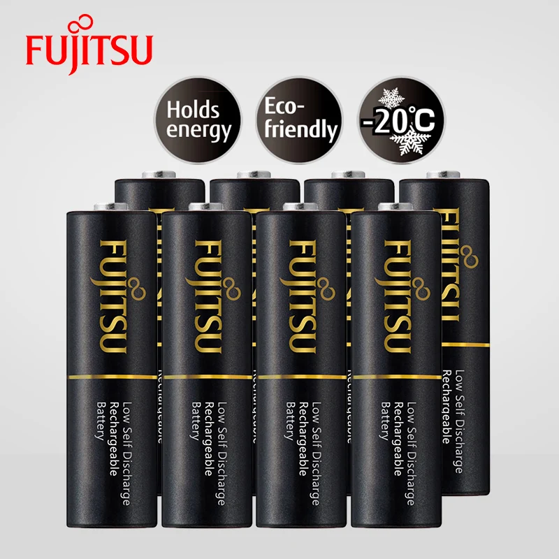 Аккумуляторная батарея Fujitsu 8 шт./2 упаковки 2450 мА · ч AA низкоразряжаемые NiMH